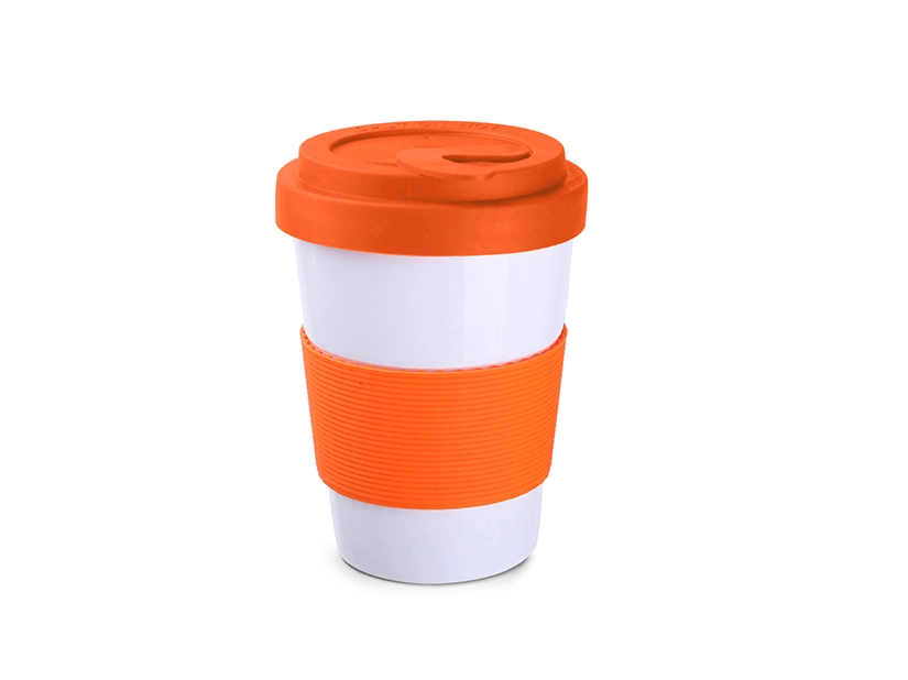 Kubkek porcelanowy z pokrywką 350ml