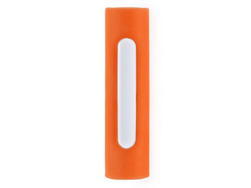 Power bank reklamowy pomarańczowy z przyssawką, ABS, logo