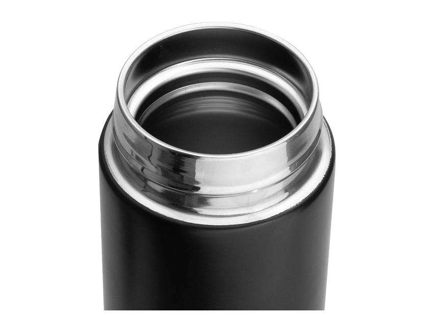 Termos z sitkiem Osseo 450 ml, czarny