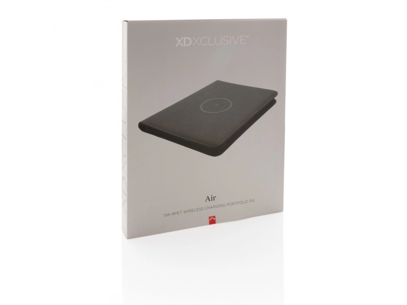 Teczka A4 z ładowarką bezprzewodową 5W, power bank 5000 mAh