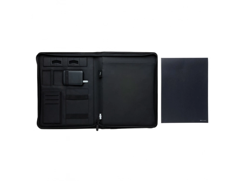 Teczka A4 z ładowarką bezprzewodową 5W, power bank 5000 mAh