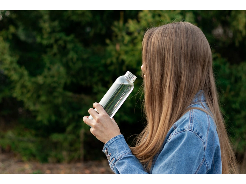 Butelka w jutowym pokrowcu 500 ml