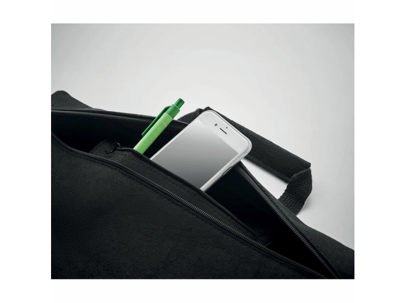 Czarna torba na laptop 15" z filcu