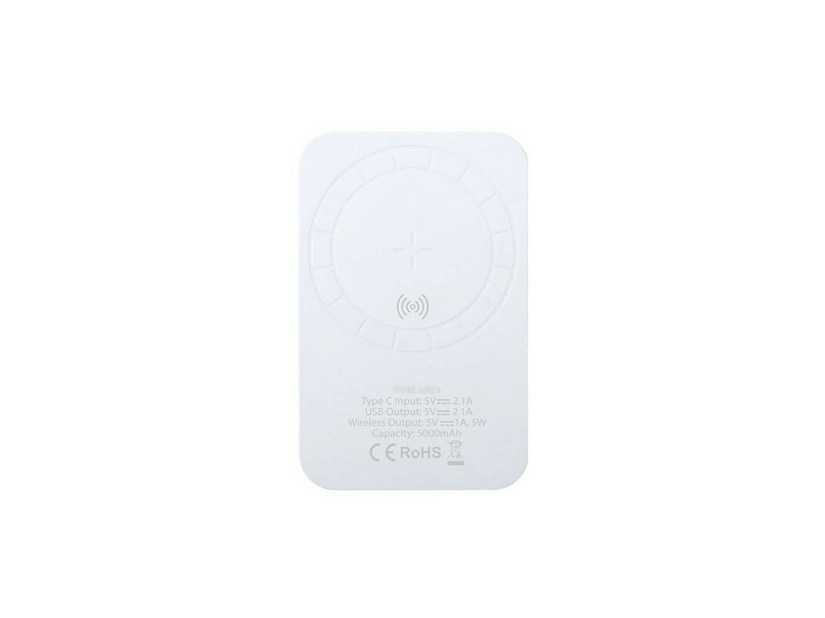 Magnetyczny bezprzewodowy power bank 5000 mAh, ładowarka bezprzewodowa 5W