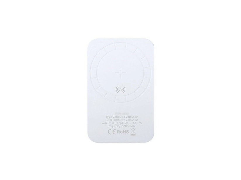 Magnetyczny bezprzewodowy power bank 5000 mAh, ładowarka bezprzewodowa 5W