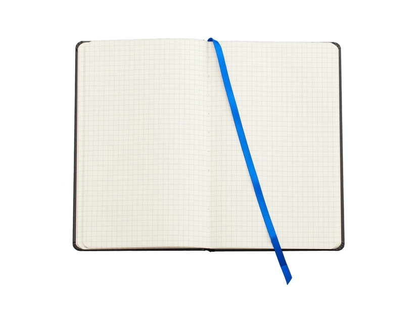 Notatnik 130x210/80k kratka Sevilla, niebieski/czarny 