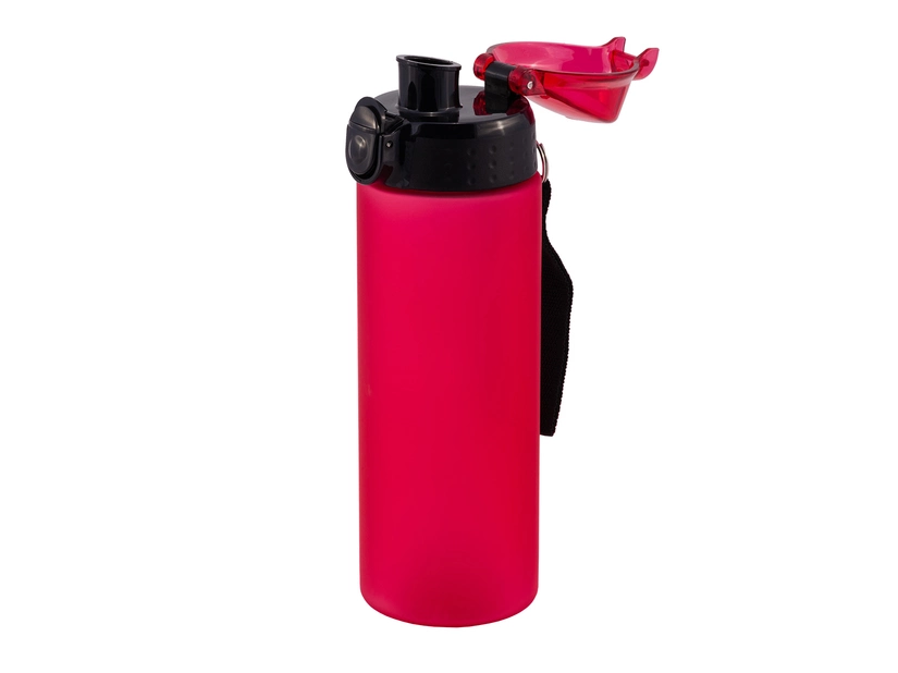 Bidon Whizzie, z nadrukiem, 600 ml, czerwony 