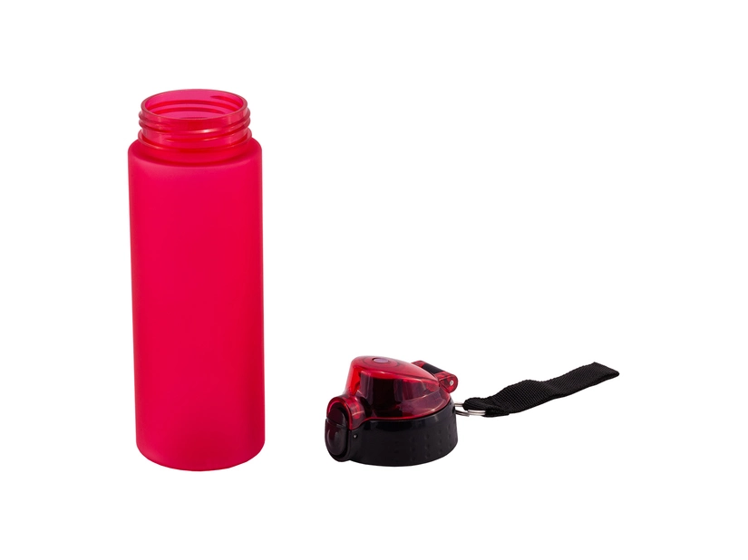 Bidon Whizzie, z nadrukiem, 600 ml, czerwony 