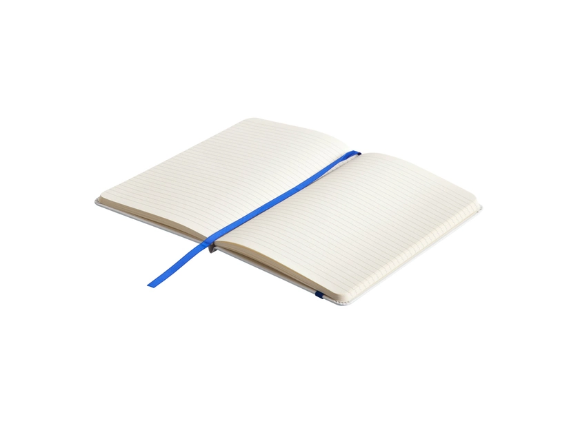 Notatnik Carmona 130x210/80k linia, niebieski/biały 