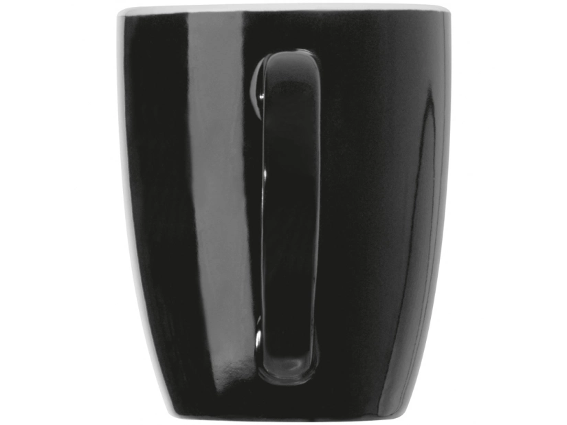 Czarny kubek z własnym nadrukiem, 300 ml