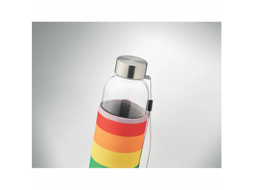 Butelka Utah 500ml w tęczowym pokrowcu