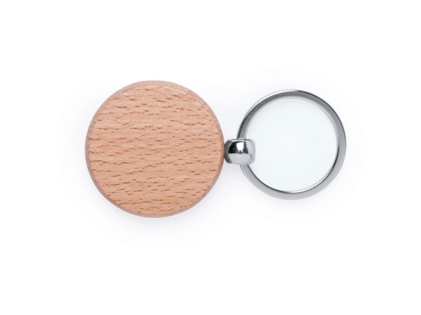 Drewniany brelok do kluczy