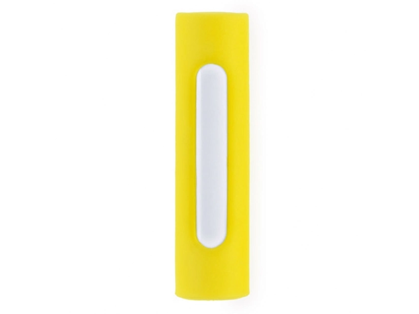 Powerbank reklamowy żółty ABS z logo i przyssawką 2200 mAh