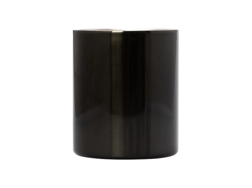 Czarny kubek metalowy Stalwart 240 ml z logo firmy