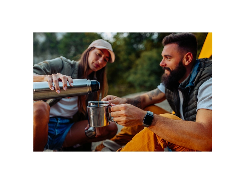 Termos 1000 ml, srebrny