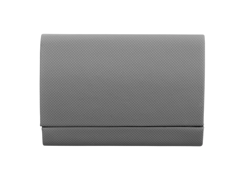 Wizytownik z grawerem, szary 