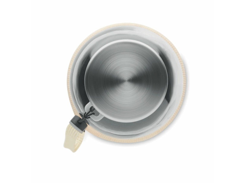 Szklana butelka w etui z juty 500ml 