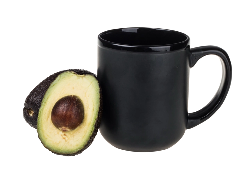 Duży porcelanowy kubek 450 ml, czarny