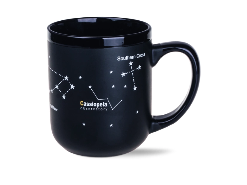 Duży porcelanowy kubek 450 ml, czarny