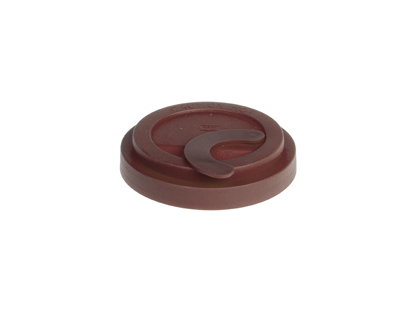 Kubek ceramiczny z pokrywką silikonową 270 ml