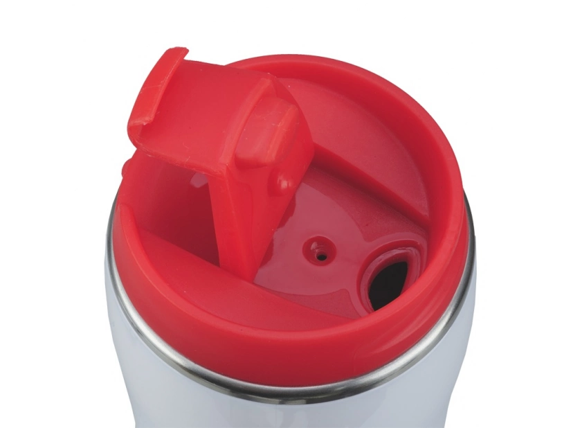 Kubek izotermiczny Astana 350 ml, czerwony/biały 