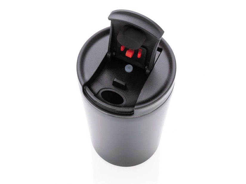 Kubek termiczny 450 ml, w czarnym kolorze, do graweru logo