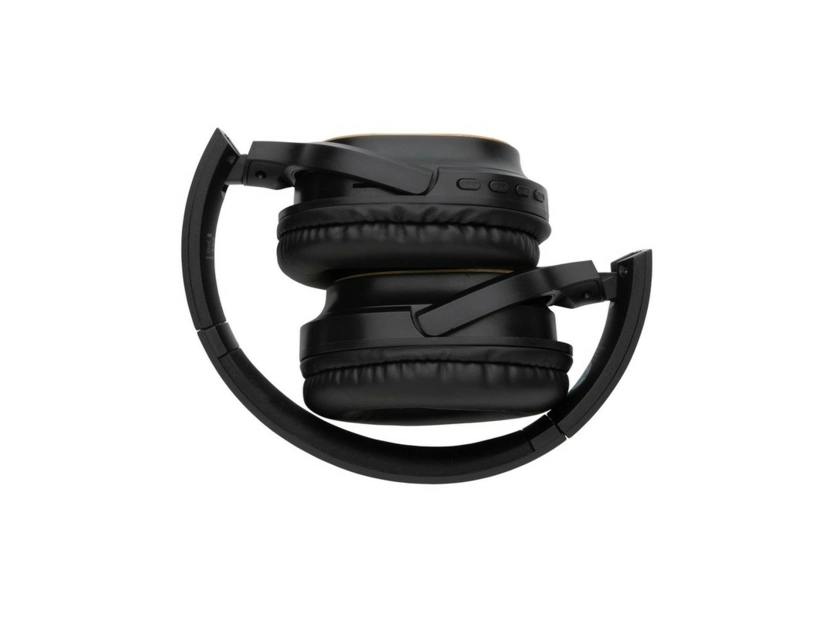 Bezprzewodowe słuchawki nauszne, bambus