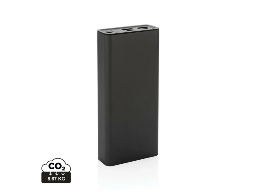 Power bank 20000 mAh Terra, aluminium z recyklingu