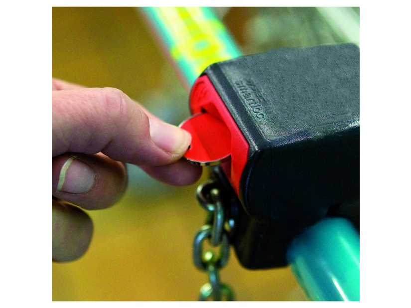 Granatowy Brelok z Żetonem do wózka