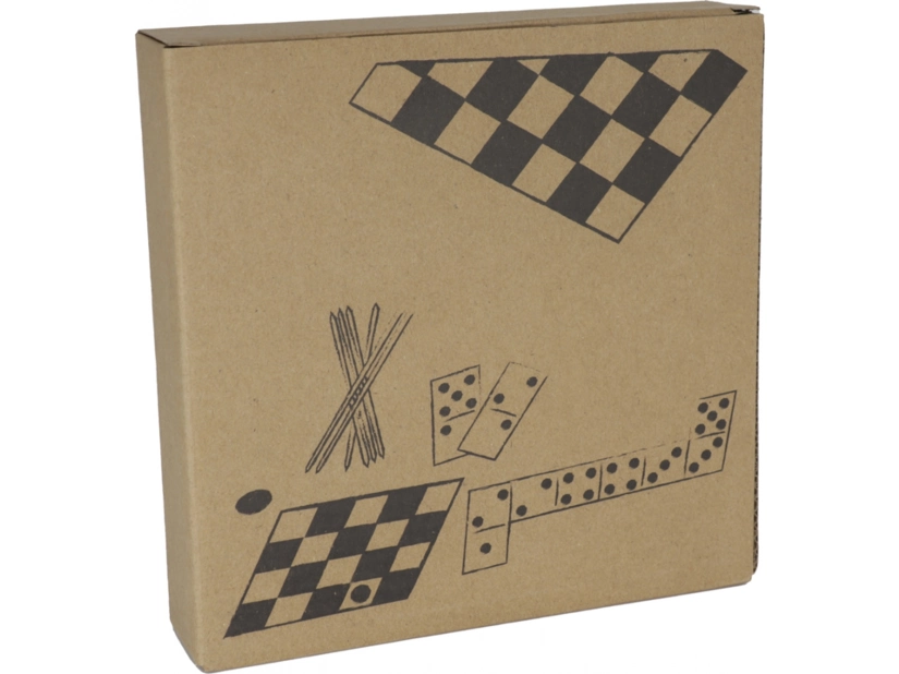 Zestaw Gier: Szachy, warcaby, mikado, domino