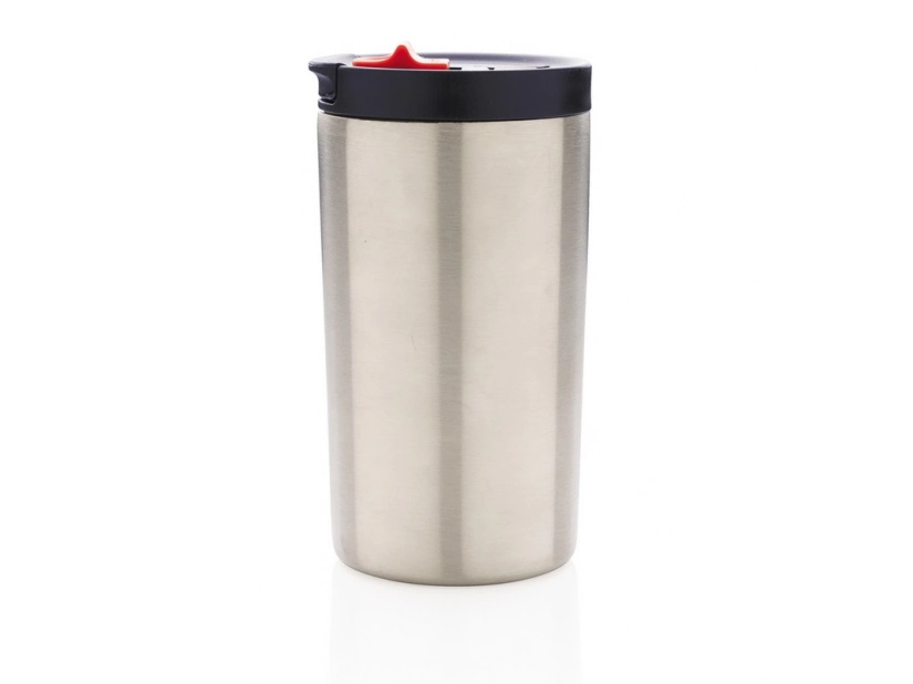 Kubek termiczny 450 ml, w srebrnym kolorze, do graweru logo