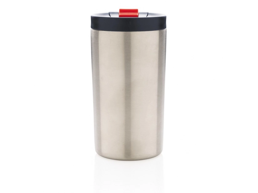 Kubek termiczny 450 ml, w srebrnym kolorze, do graweru logo