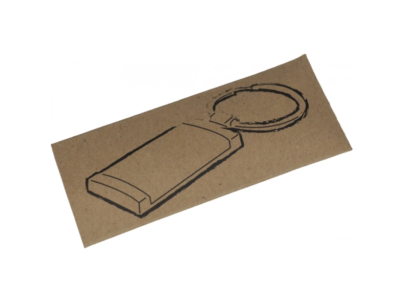 Prosty i stylowy brewniany Brelok 