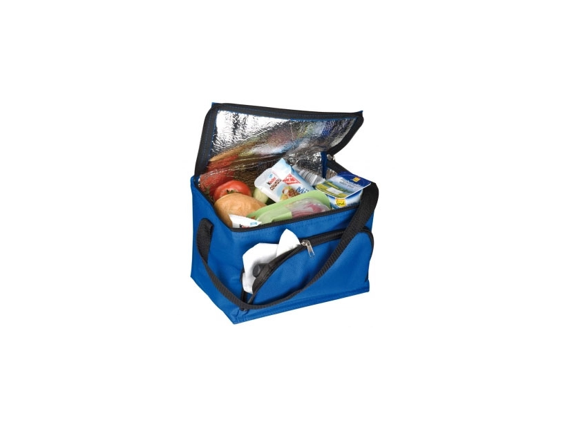 Torba termiczna z nylonowym paskiem, niebieska