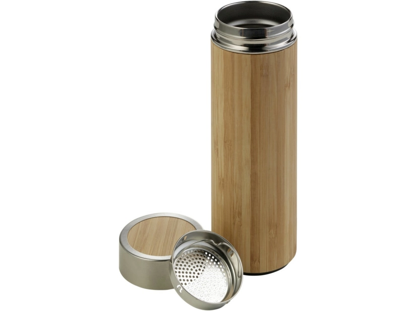 Bambusowa butelka termiczna z sitkiem