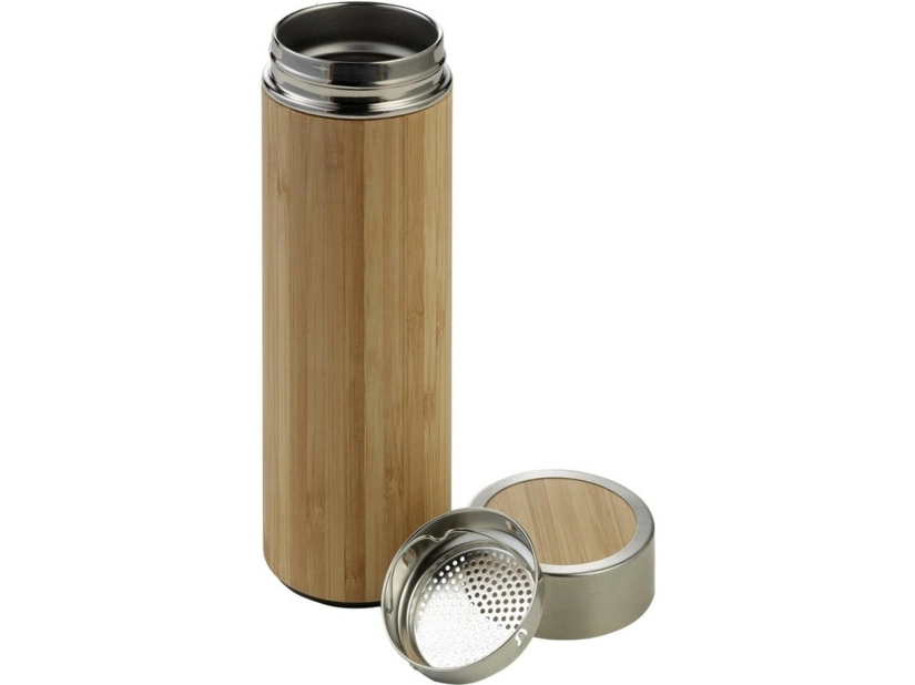 Bambusowa butelka termiczna z sitkiem