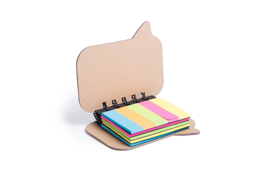 Zestaw do notatek na spirali - dymek, karteczki samoprzylepne