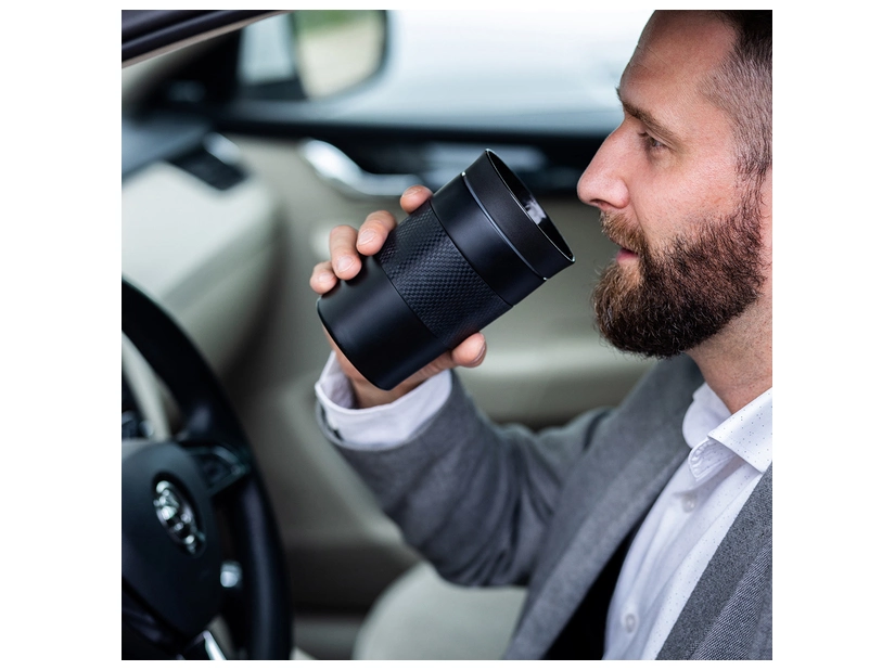 Kubek termiczny Husavik 320 ml, czarny