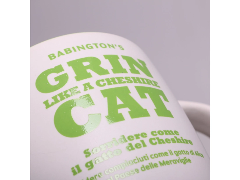 Kubek Handy, biało-czerwony