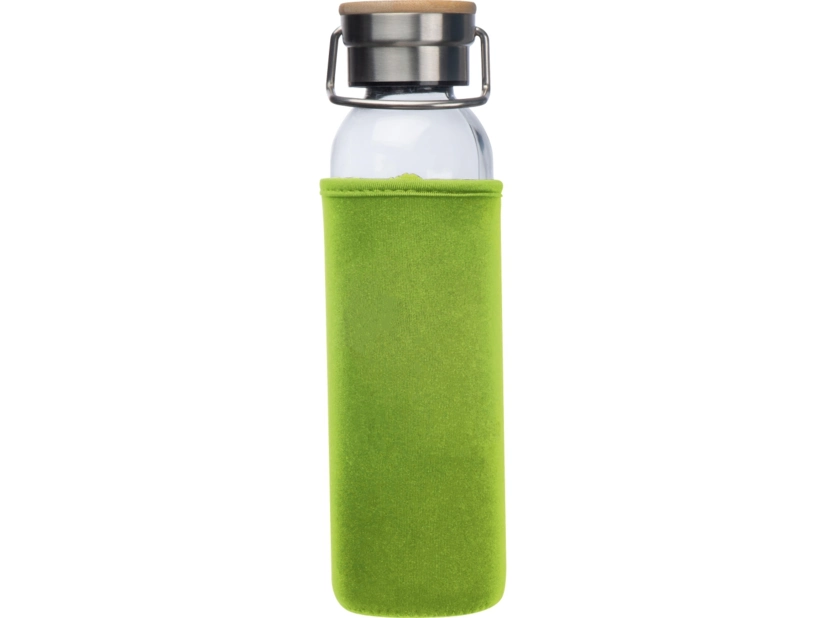 Szklana butelka z limonkowym etui 600ml