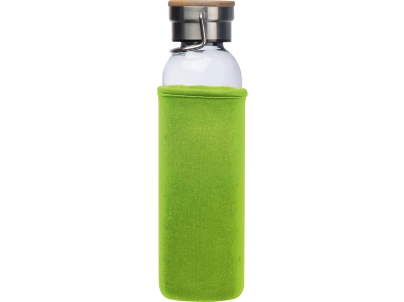 Szklana butelka z limonkowym etui 600ml