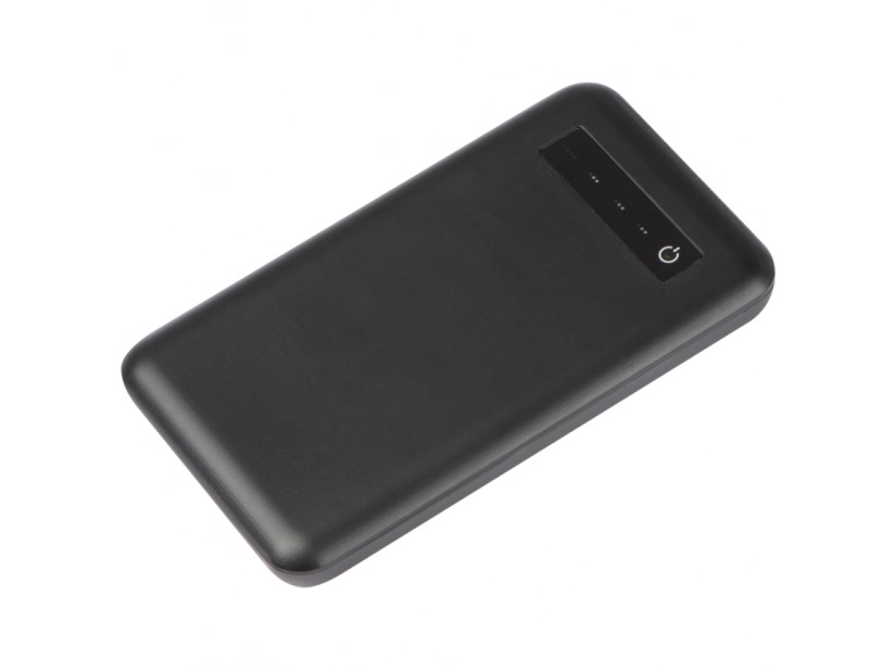 Power bank reklamowy z podświetlanym czerwonym logo