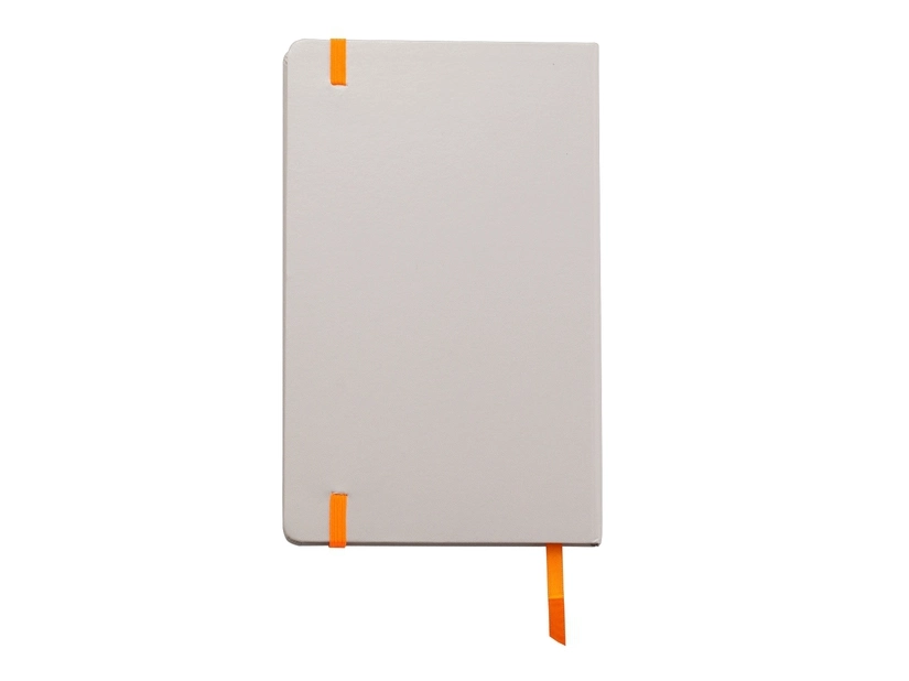 Notatnik 130x210/80k kratka Cartagena, pomarańczowy/szary 