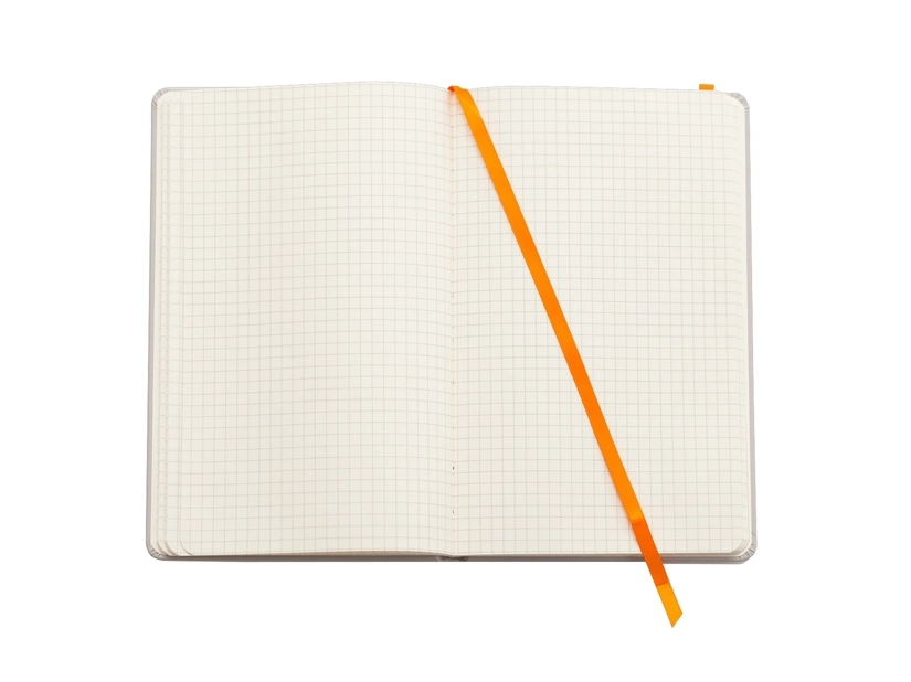 Notatnik 130x210/80k kratka Cartagena, pomarańczowy/szary 