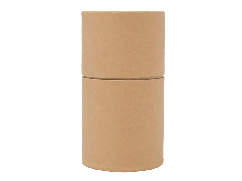 Kredki woskowe 30 szt. w beżowej tubie z logo firmy