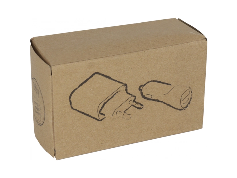 Zestaw ładowarka samochodowa i wtyczka ładująca USB i USB typu C