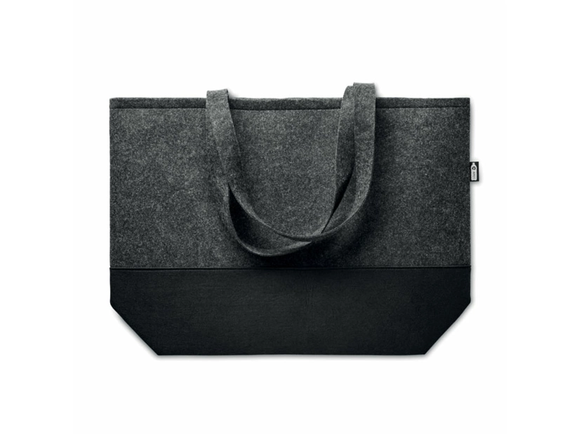 Torba na zakupy z filcu RPET Duo indico