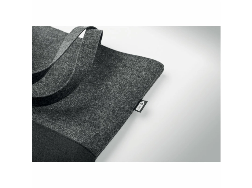 Torba na zakupy z filcu RPET Duo indico