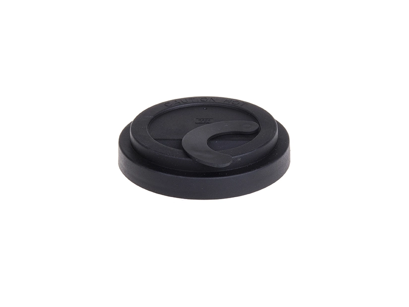 Kubek ceramiczny z pokrywką silikonową 270 ml