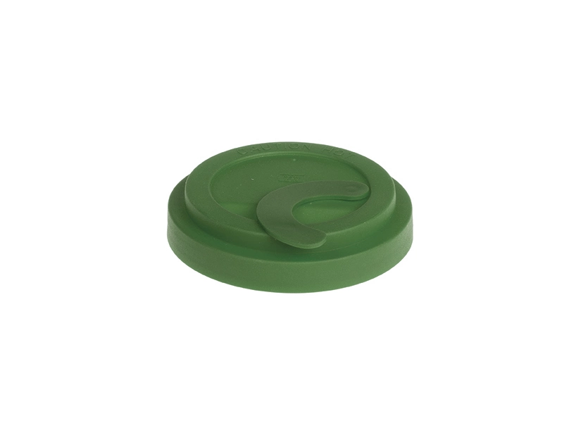 Kubek ceramiczny z pokrywką silikonową 270 ml